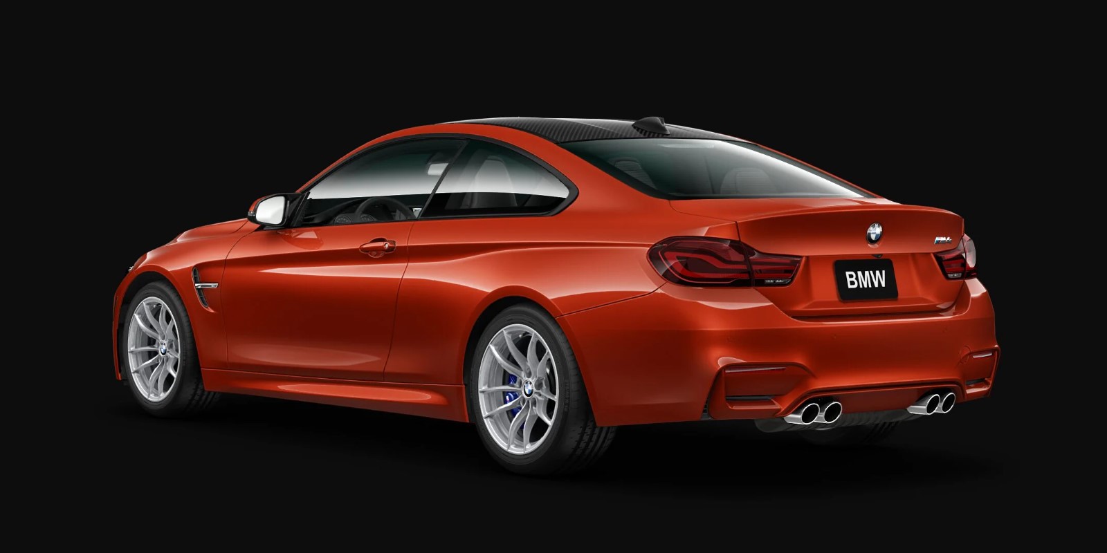 2020 BMW M4 Coupe Sakhir Orange Rear Exterior 2020 BMW M4 Coupe Sakhir Orange Rear Exterior
